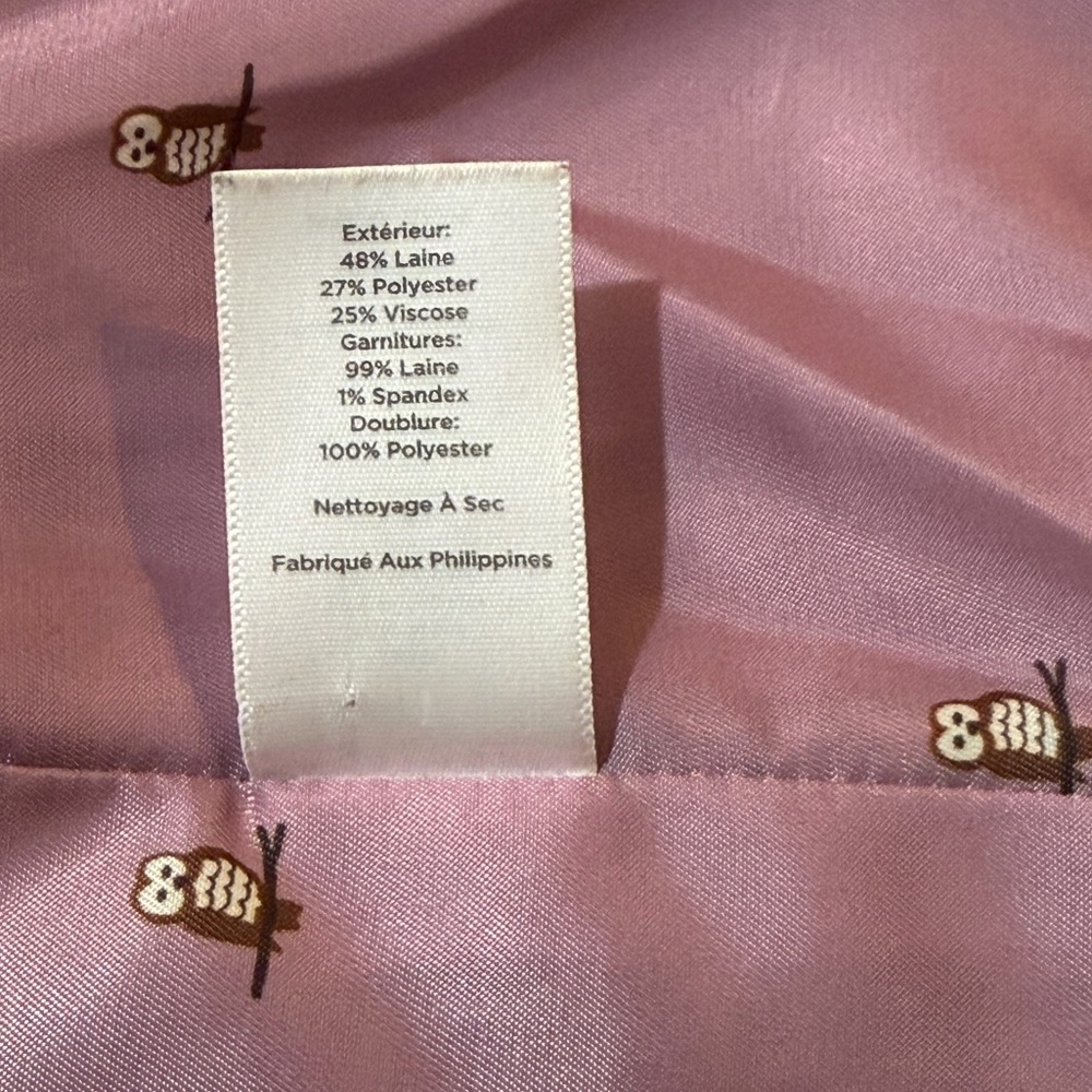 Talbots Wool Houndstooth Blazer Owl Lining Business Career Women’s Size 10P NWT - Picture 11 of 13